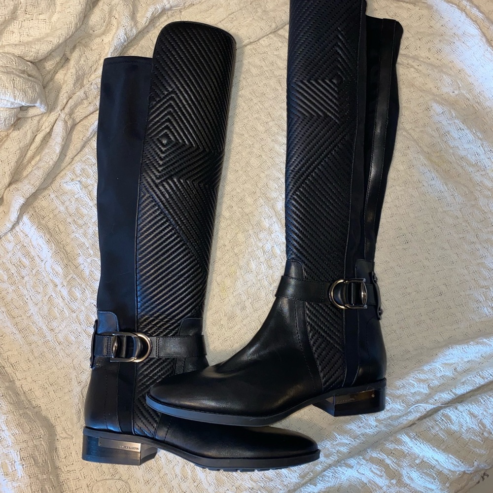 Brand new without tags Vince Camuto leather knee riding boots. Size 8 1/2